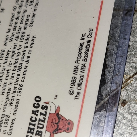 Michael Jordan. 1989. NBA HOOPS. All Star Card. Mint - Picture 5 of 6